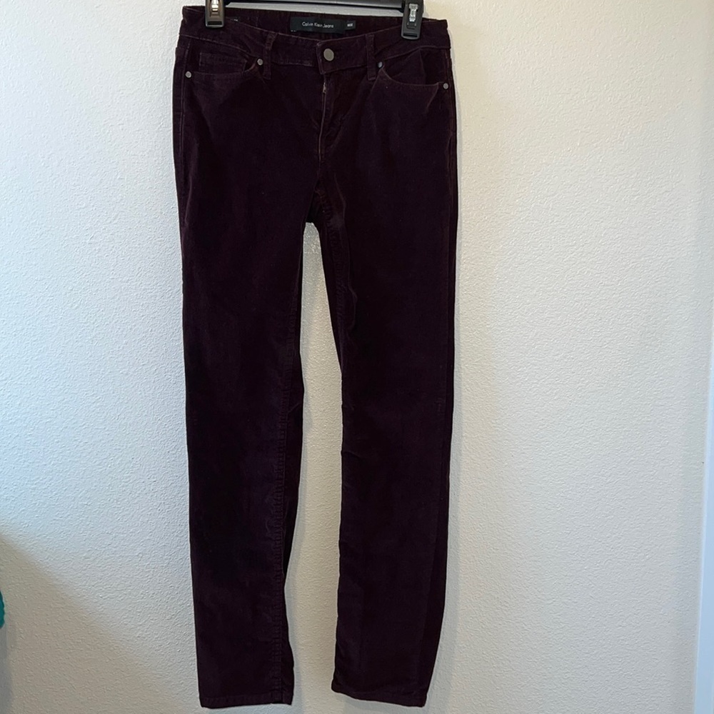 Womens Calvin Klein Ultimate Skinny Cords Size 8x32